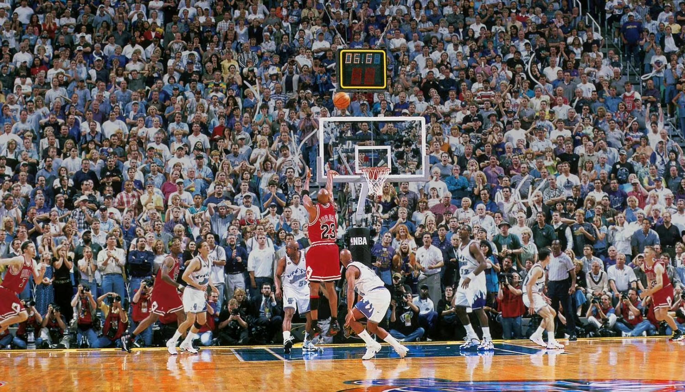 Jordan's Last Shot Moment